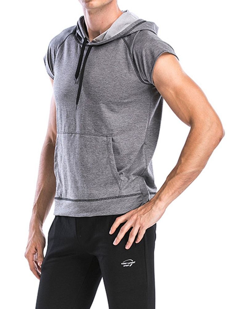 Hauts De Sport À Capuche Anti-friction Pour Hommes