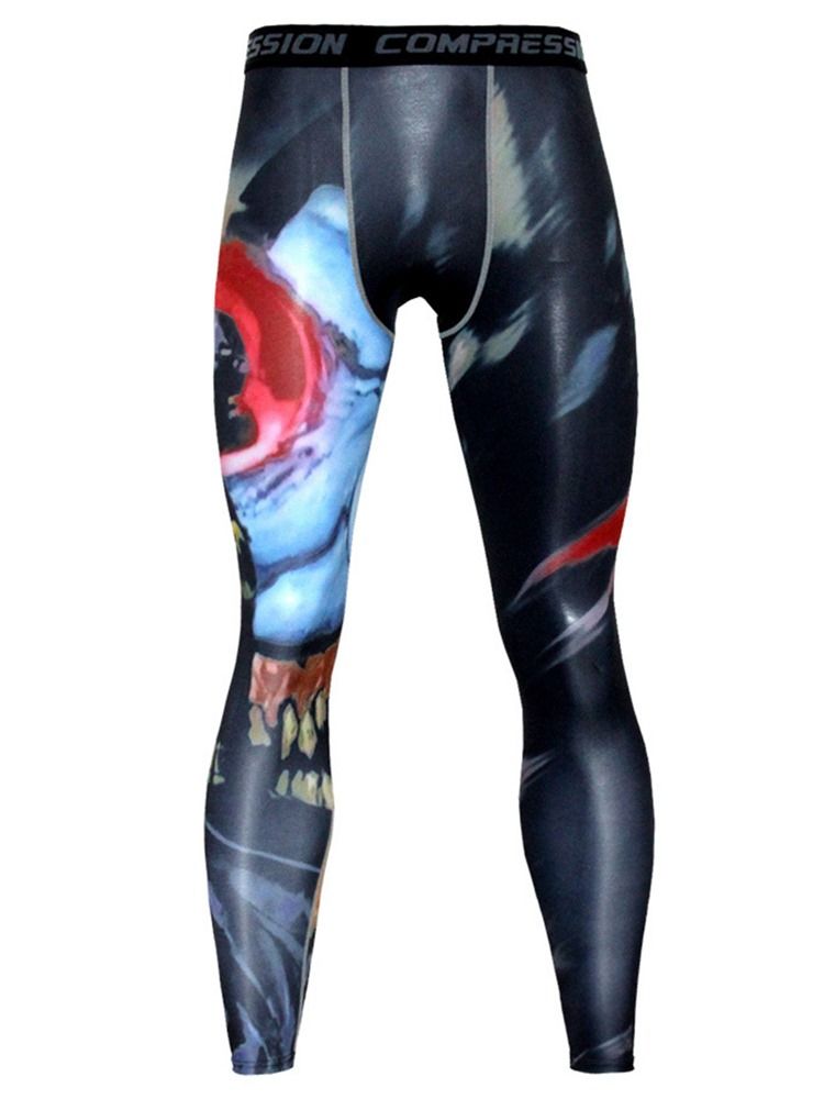 Leggings Respirants En Mélange De Coton Pour Hommes