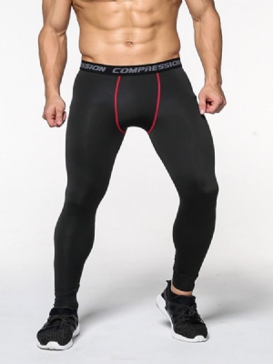 Leggings De Sport En Polyester Anti-transpiration Pour Hommes