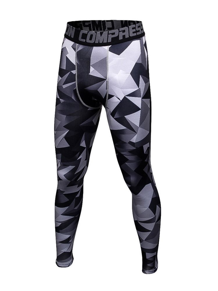 Leggings De Sport En Polyester Anti-transpiration Pour Hommes