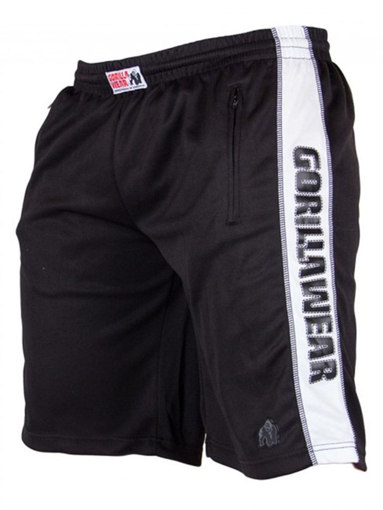 Pantalon De Sport De Basket-ball D'été À Lettre Patchwork Pour Hommes