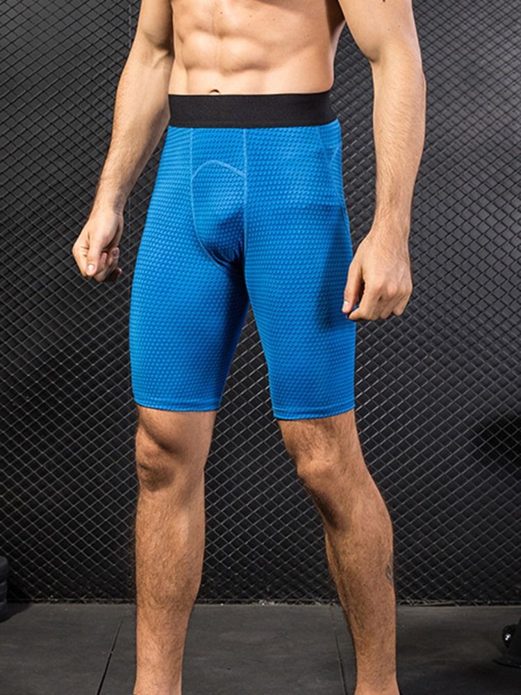 Pantalon De Sport De Course À Séchage Rapide Pour Hommes Été Solide