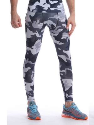 Pantalon De Sport À Imprimé Camouflage Et Respirant Pour Hommes