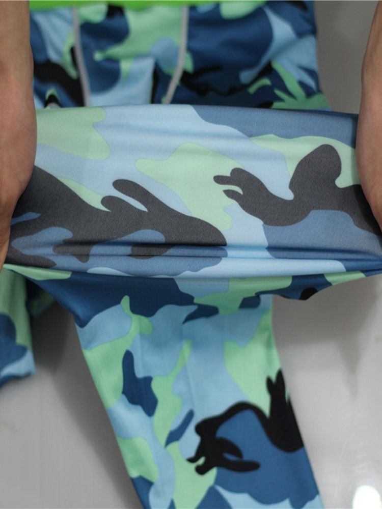 Pantalon De Sport À Imprimé Camouflage Et Respirant Pour Hommes