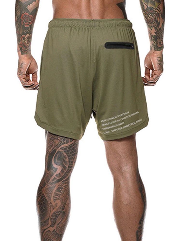 Short De Camouflage À Poche Cachée Pour Homme Pantalon De Sport D'été