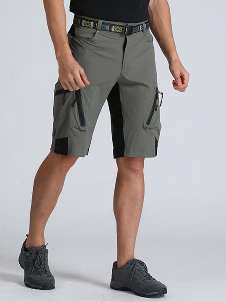 Shorts D'extérieur À Blocs De Couleurs Pour Hommes Pantalons De Sport D'été