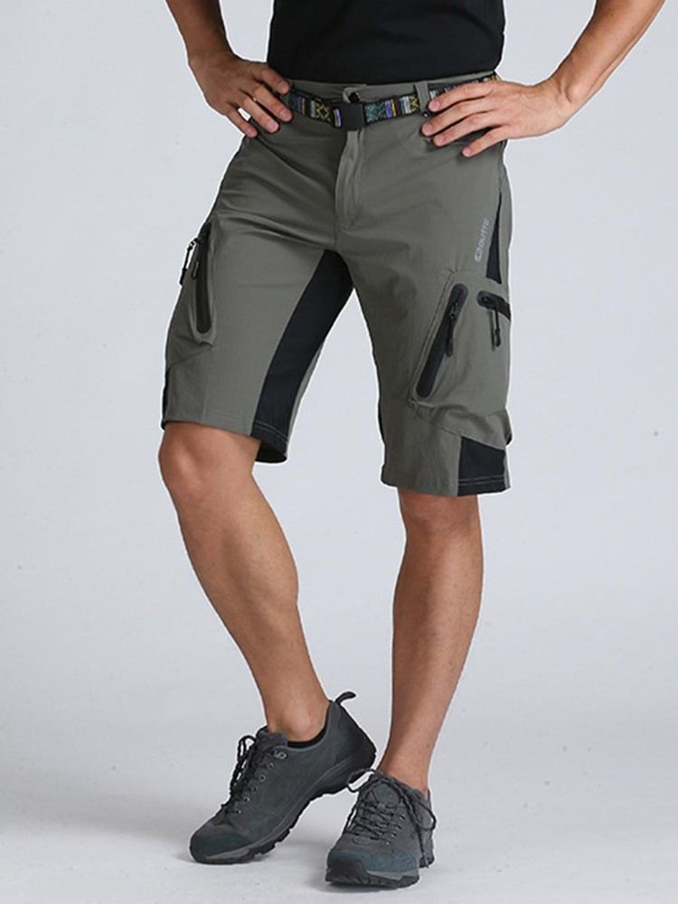 Shorts D'extérieur À Blocs De Couleurs Pour Hommes Pantalons De Sport D'été