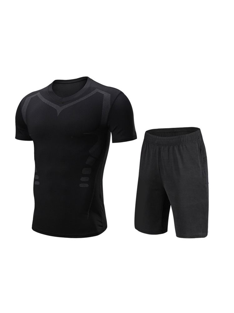 Shorts À Enfiler Pour Hommes Ensembles De Sport Pour La Course À Pied