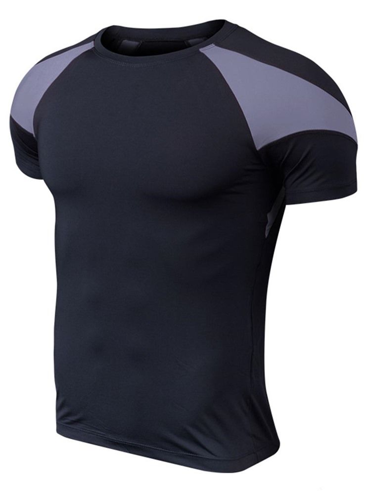 T-shirt De Sport À Manches Courtes Et À Manches Courtes Pour Hommes