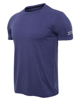 T-shirt De Sport À Manches Courtes Et À Séchage Rapide Pour Hommes