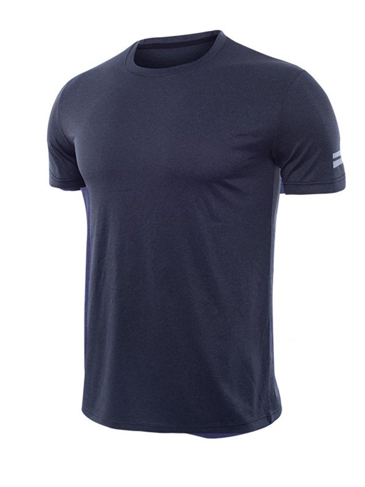 T-shirt De Sport À Manches Courtes Et À Séchage Rapide Pour Hommes