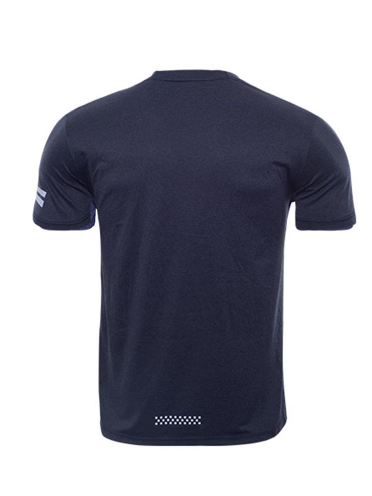 T-shirt De Sport À Manches Courtes Et À Séchage Rapide Pour Hommes