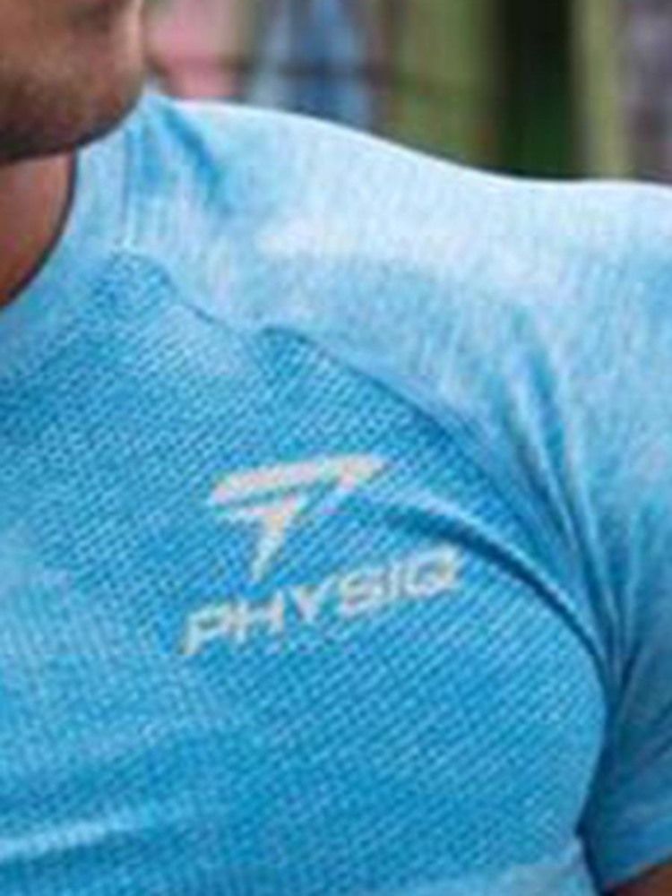 T-shirt De Sport À Manches Courtes Et À Séchage Rapide Pour Hommes