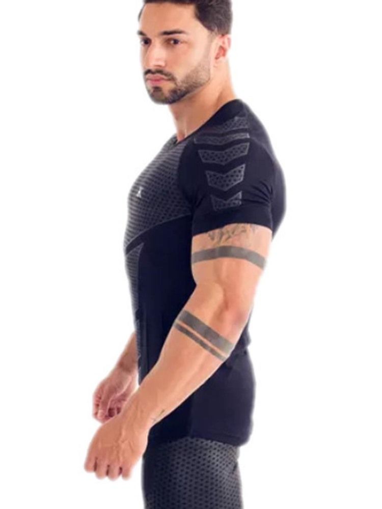 T-shirt De Sport Respirant À Séchage Rapide Pour Hommes