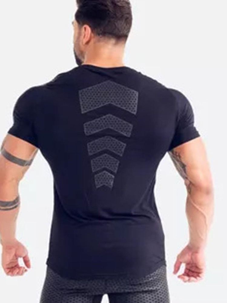 T-shirt De Sport Respirant À Séchage Rapide Pour Hommes