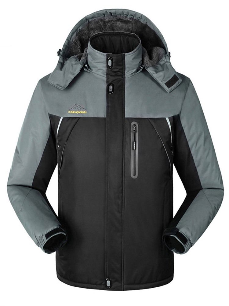 Veste De Ski Pour Couple Imperméable À L'épreuve Du Vent Et À Épaississement Chaud De Grande Taille Pour Hommes