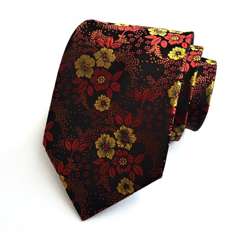 Cravate Florale Paisley Homme