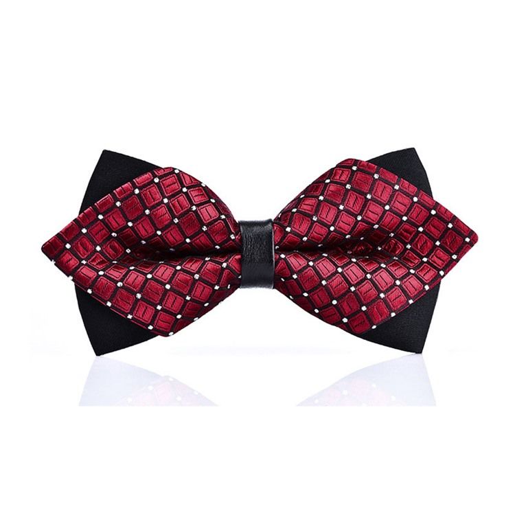 Noeuds Papillon Pour Hommes Avec Charme De Mode En Polyester