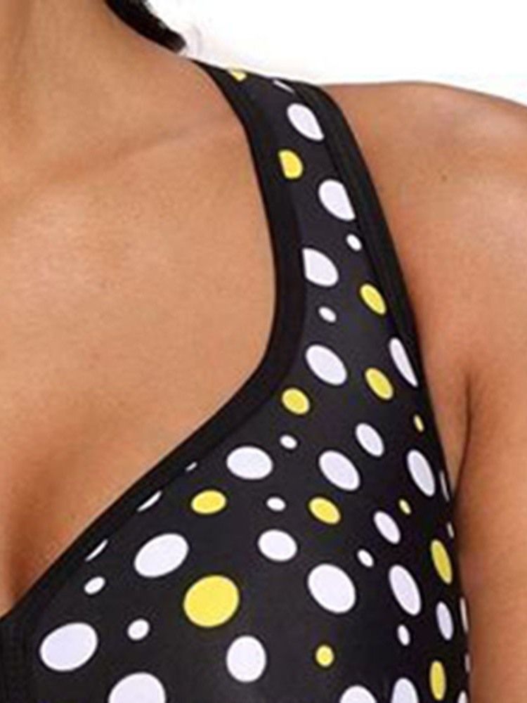 Ensemble De Tankini Pour Femme À Pois Maillots De Bain Sexy