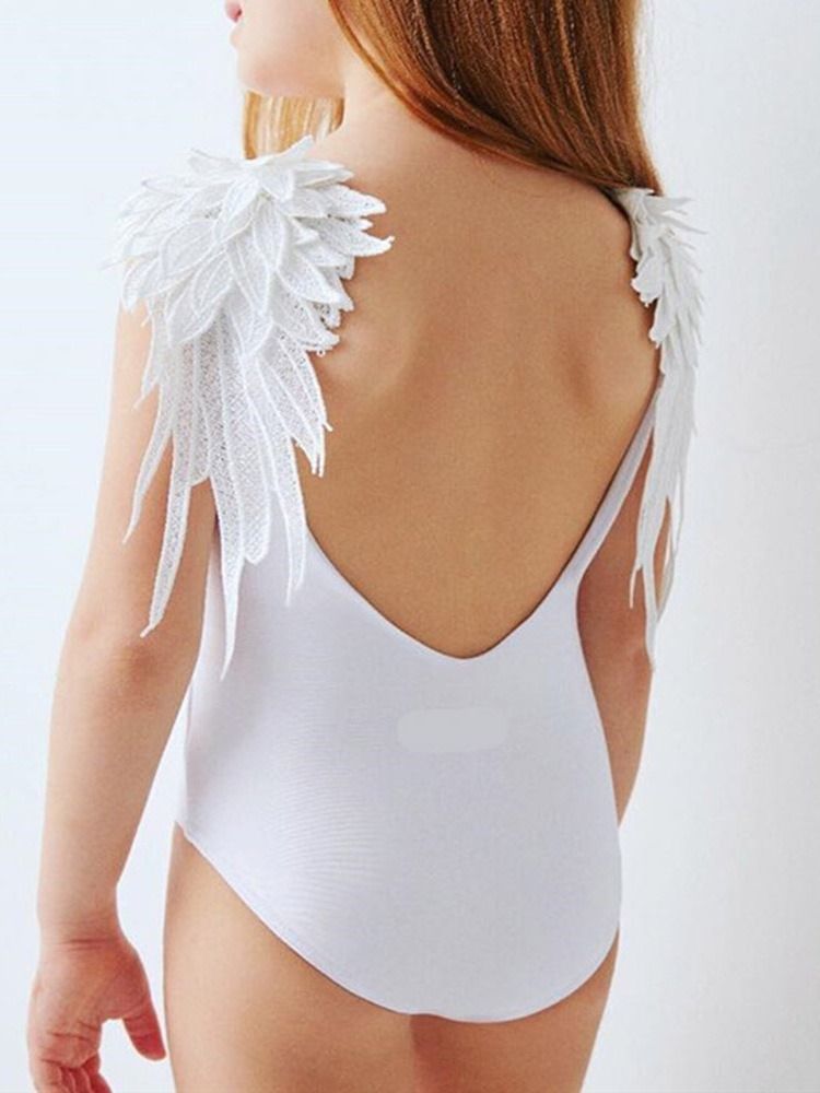 Maillot De Bain Une Pièce Dos Nu En Plumes Pour Femmes