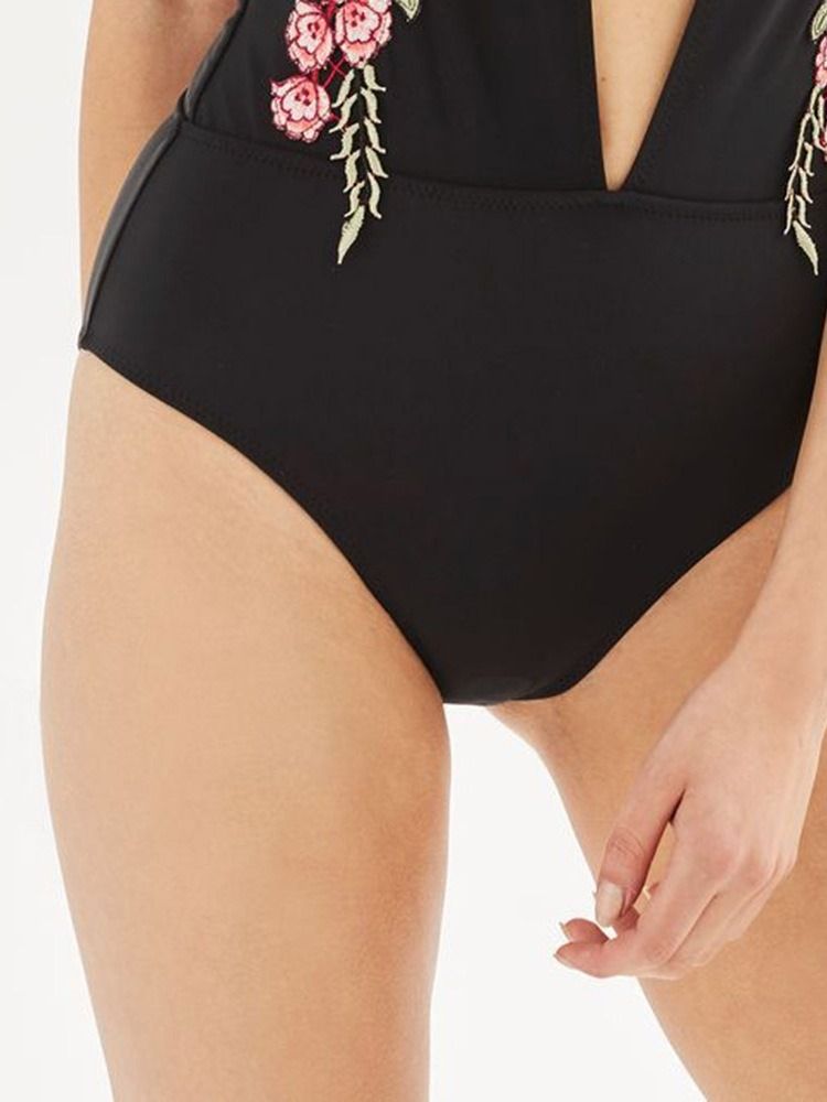 Maillot De Bain Une Pièce Sexy À Fleurs Pour Femmes