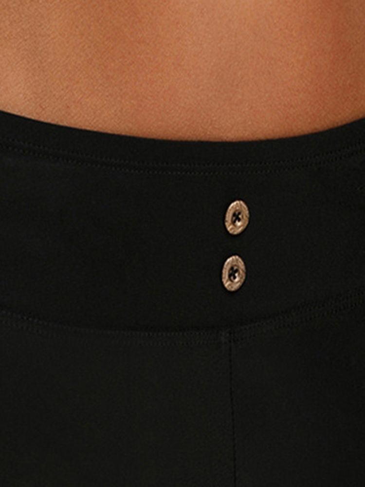 Short Simple À Boutons Unis Pour Femmes