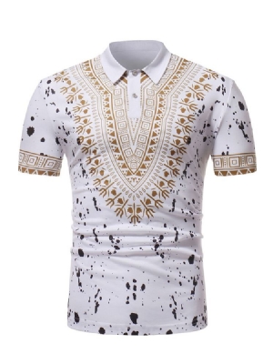 T-shirt De Polo Ample Pour Hommes Dashiki À La Mode Africaine