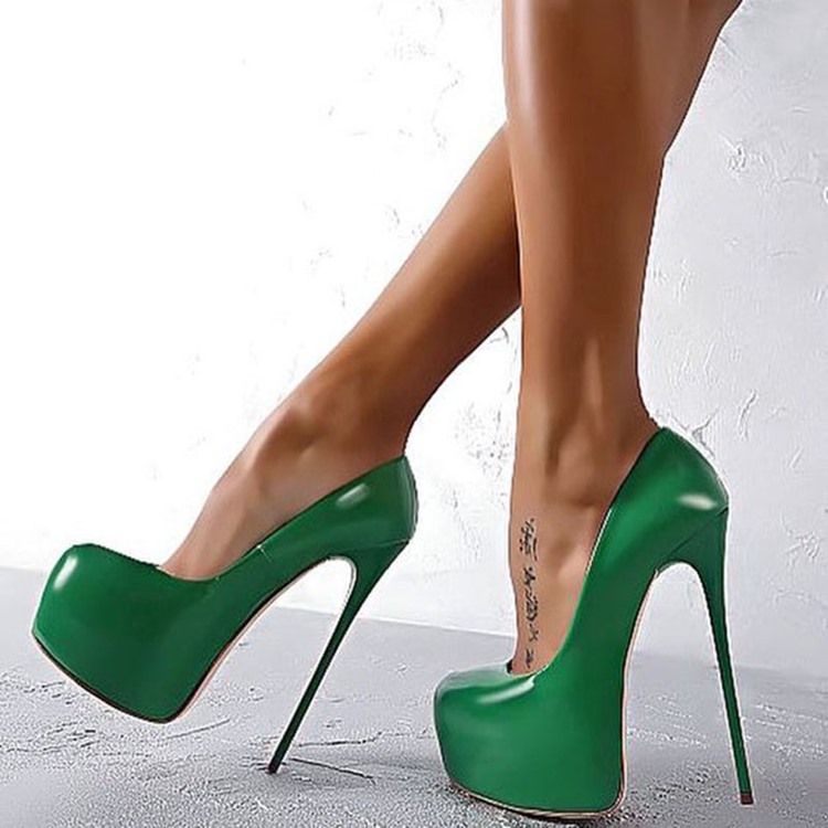 Escarpins À Talons Hauts Greenery Sky Pour Femmes