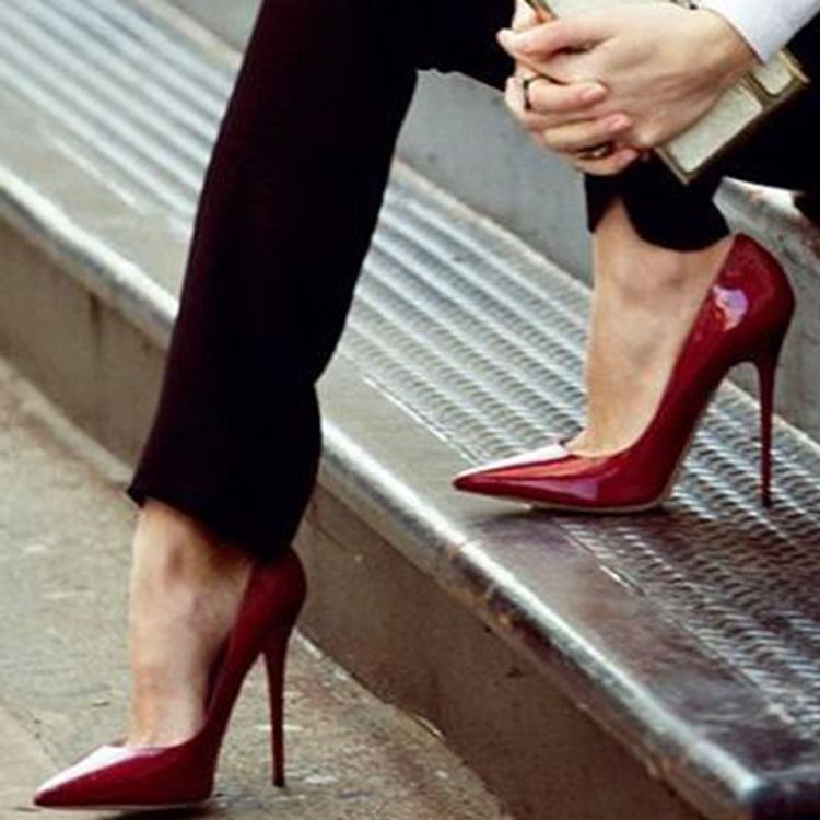 Escarpins À Talons Ultra-hauts Rouges Sexy Pour Femmes