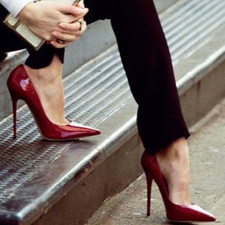 Escarpins À Talons Ultra-hauts Rouges Sexy Pour Femmes