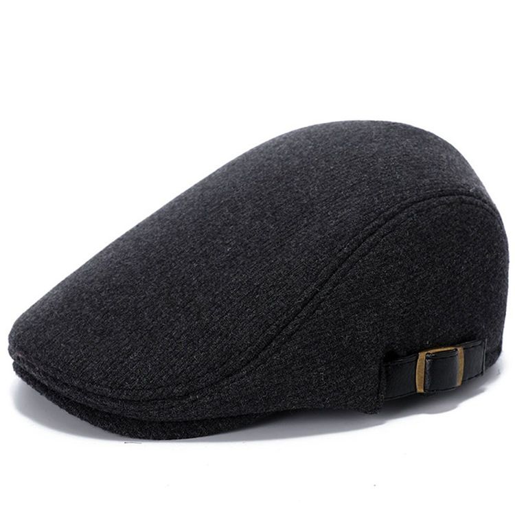 Béret Pour Homme Chapeaux D'hiver Unis Européens