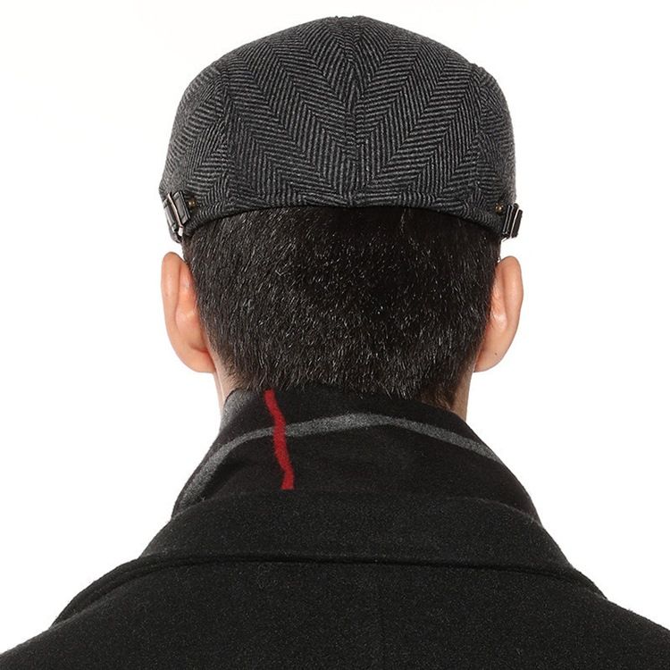 Béret Pour Homme Chapeaux D'hiver Unis Européens