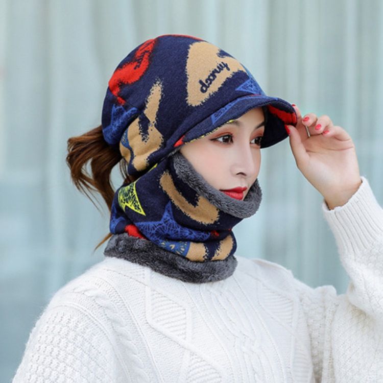 Bonnets Skullies Pour Femmes Chapeaux D'hiver À Carreaux À La Mode