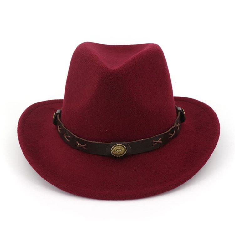 Chapeau De Cowboy Pour Femme Ourlant Des Chapeaux De Printemps Unis