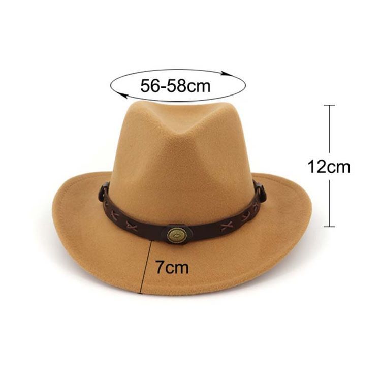 Chapeau De Cowboy Pour Femme Ourlant Des Chapeaux De Printemps Unis