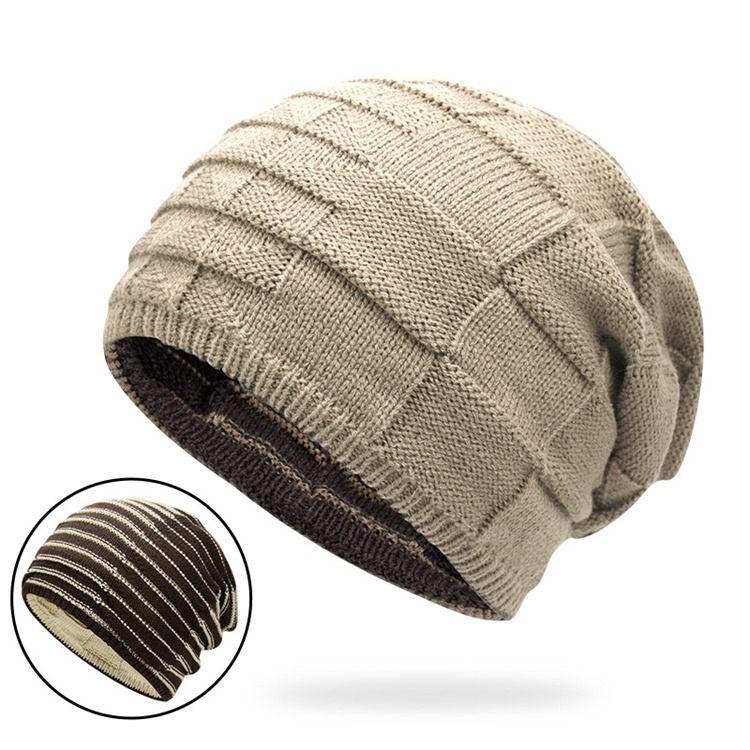 Chapeau Élégant Pour Hommes En Tricot D'hiver Et D'automne