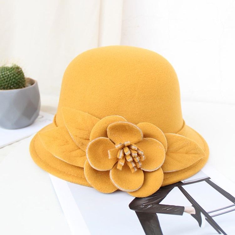 Chapeau Fedora En Mélange De Laine 3d Pour Femme