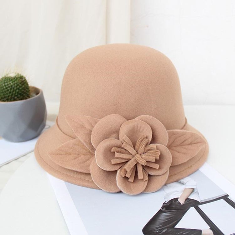 Chapeau Fedora En Mélange De Laine 3d Pour Femme