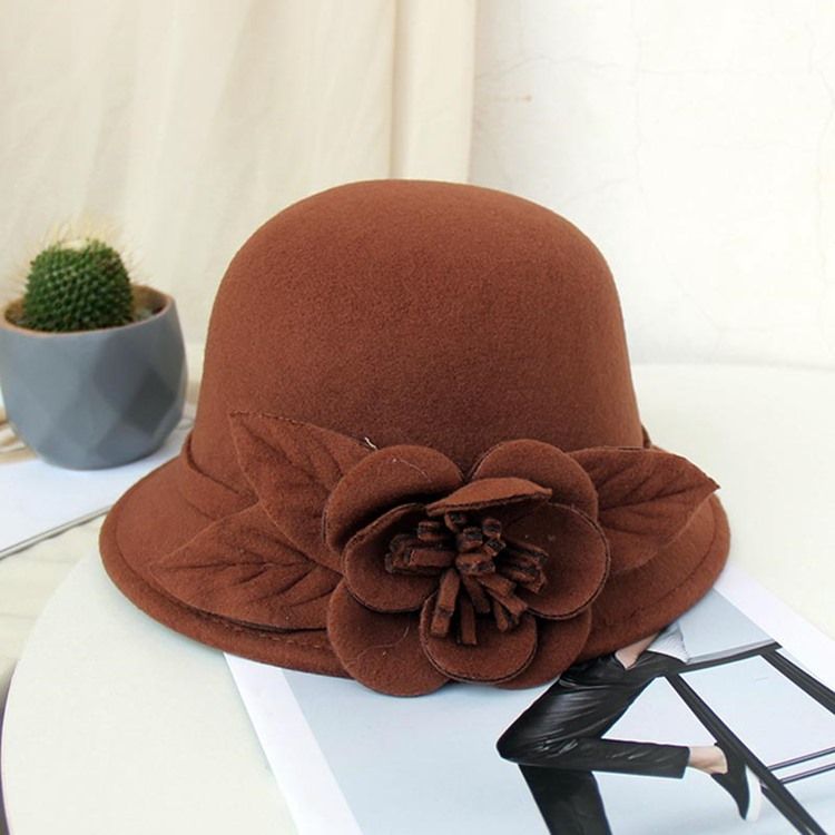 Chapeau Fedora En Mélange De Laine 3d Pour Femme