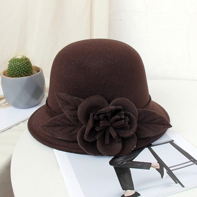 Chapeau Fedora En Mélange De Laine 3d Pour Femme