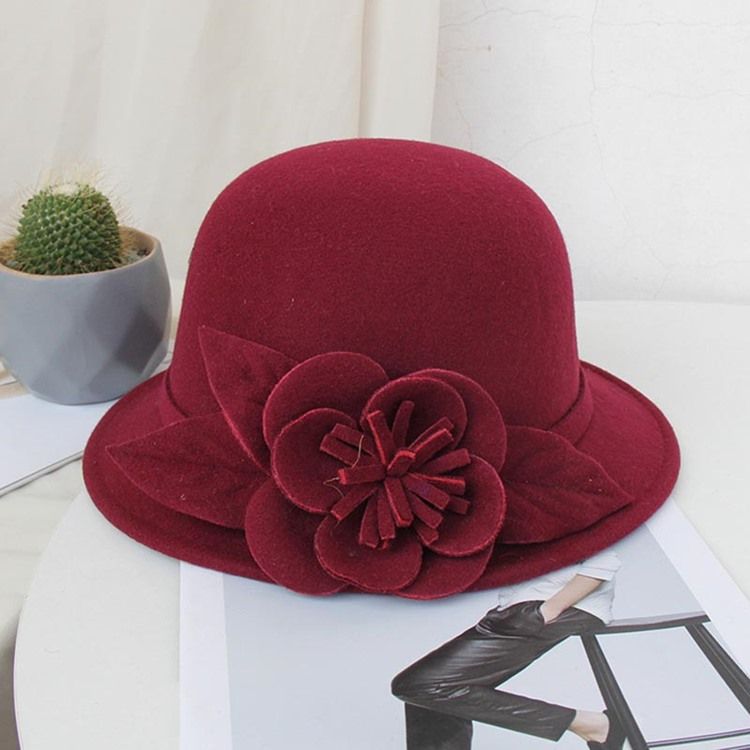 Chapeau Fedora En Mélange De Laine 3d Pour Femme