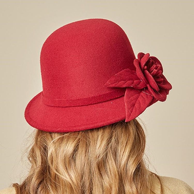 Chapeau Fedora En Mélange De Laine 3d Pour Femme