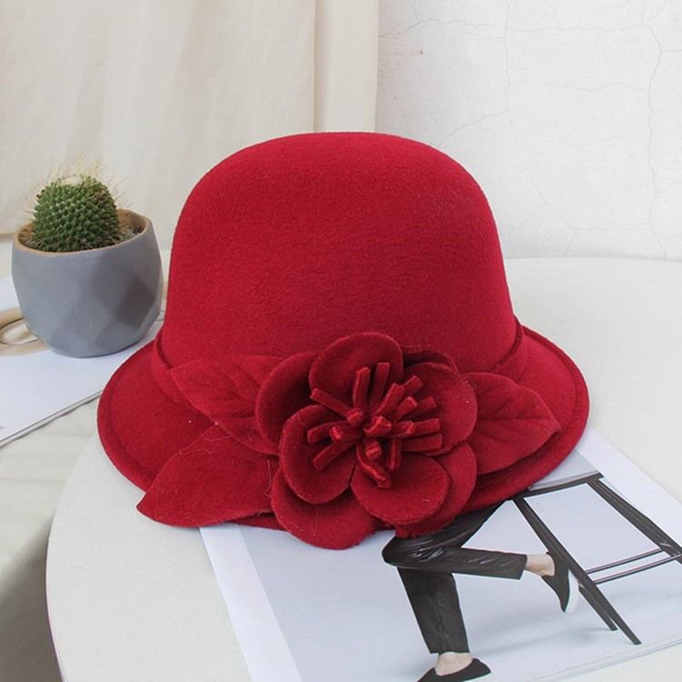 Chapeau Fedora En Mélange De Laine 3d Pour Femme