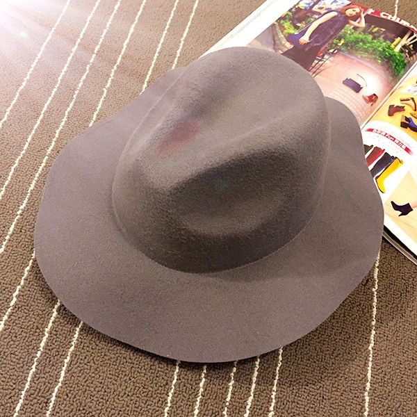 Chapeau Fedora En Mélange De Laine Pour Femme Chapeaux Unis D'automne