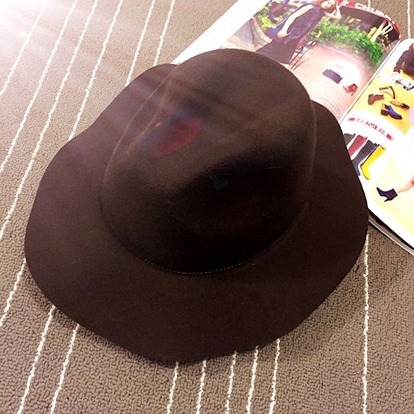 Chapeau Fedora En Mélange De Laine Pour Femme Chapeaux Unis D'automne