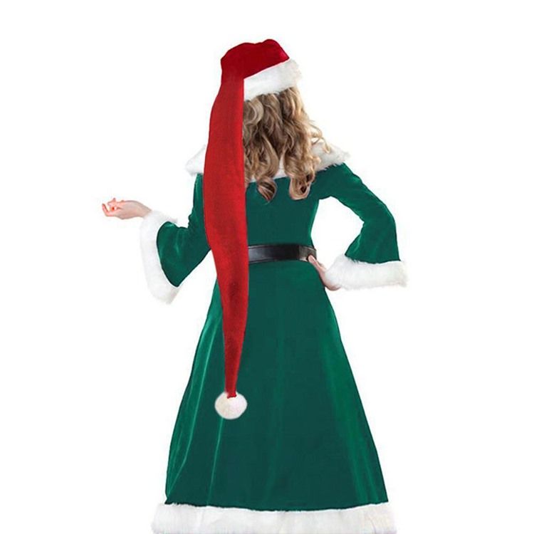 Chapeau De Noël Long En Polyester Pour Femme