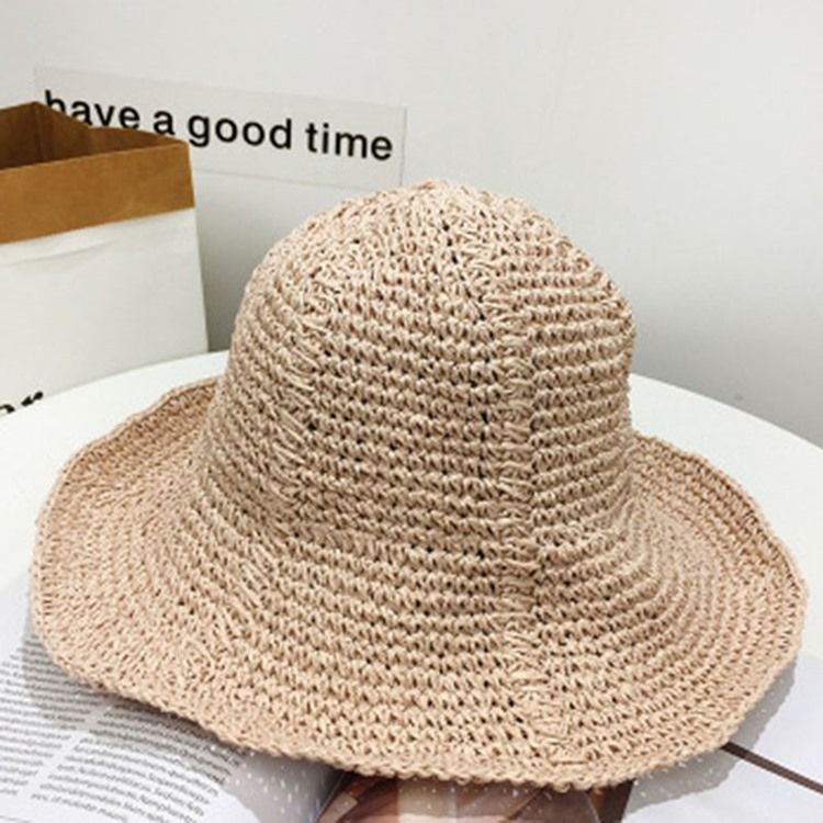 Chapeau De Paille D'été Pour Femme