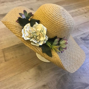 Chapeau De Paille De Vacances Pour Femme