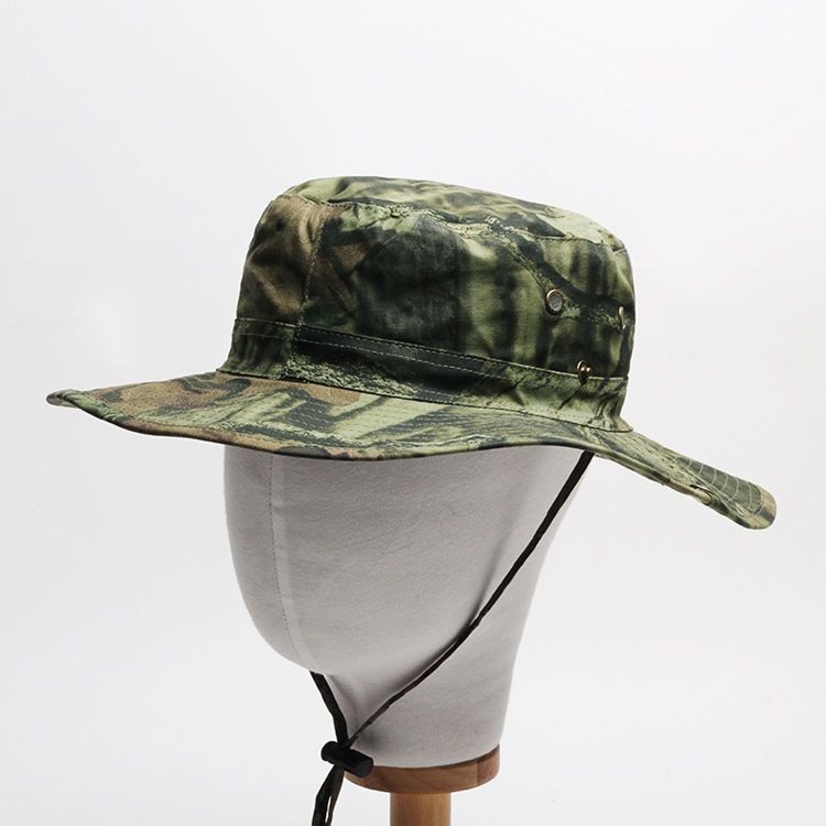 Chapeau Seau À Motif Camouflage Pour Hommes