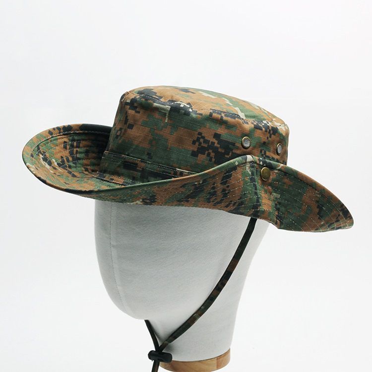 Chapeau Seau À Motif Camouflage Pour Hommes